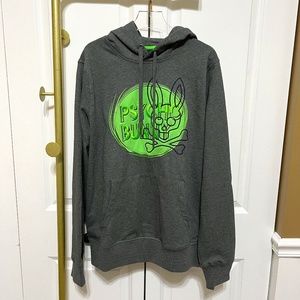 Psycho Bunny Grey Terry Hoodie